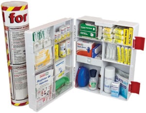 Burns First Aid Kit ABS Wall Mount