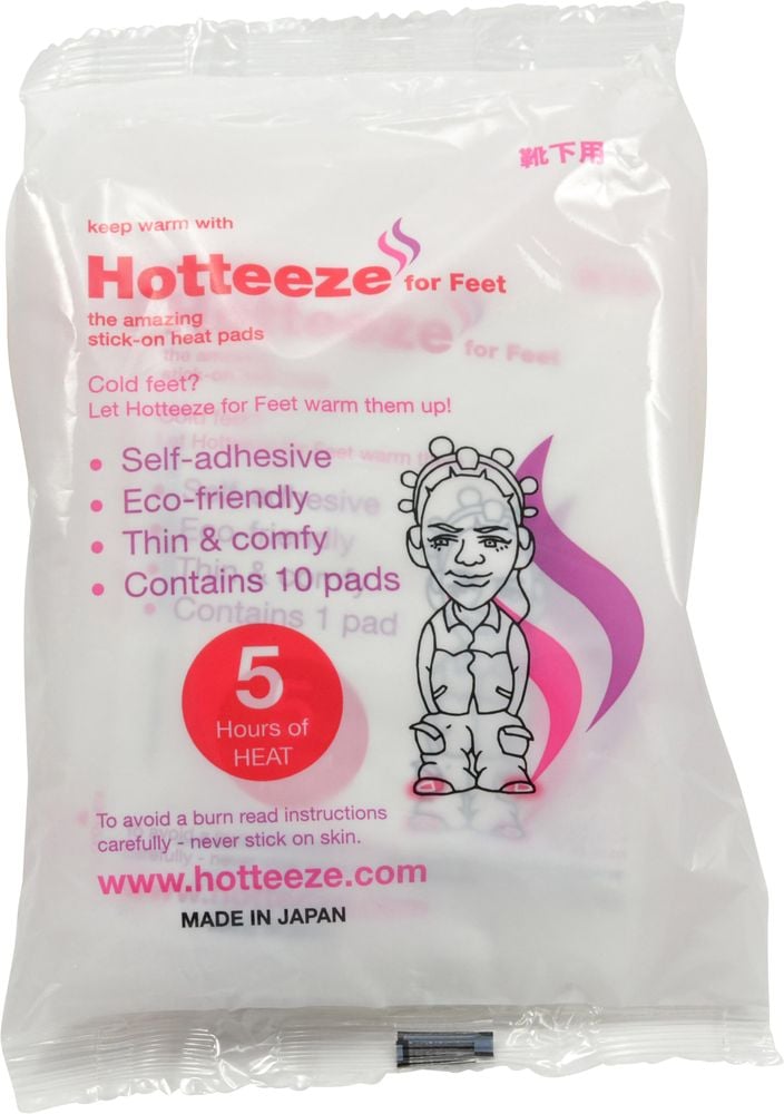 Hotteeze Foot Heat Patches (10)