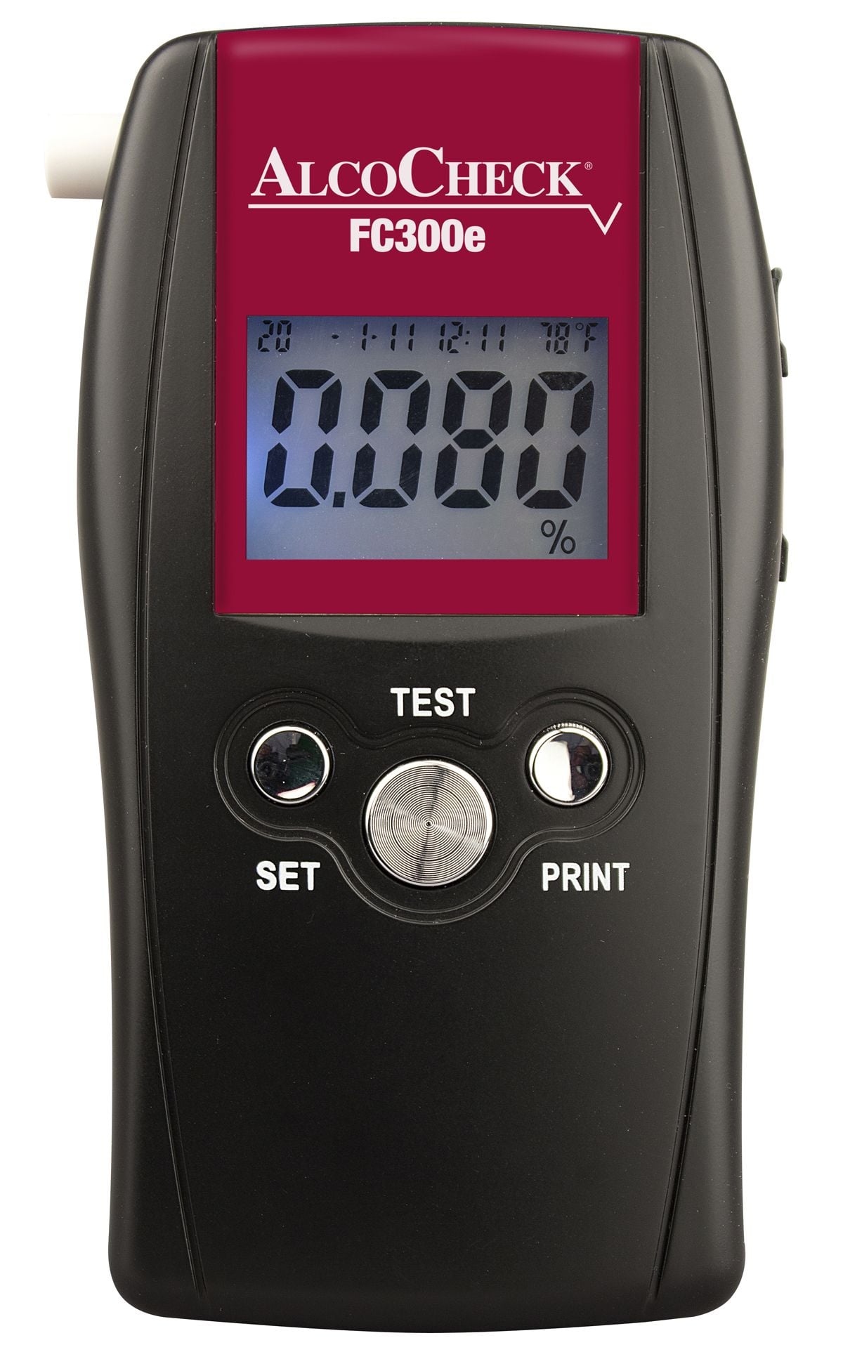 AlcoCheck FC300E fuel cell hand-held workplace breathalyser