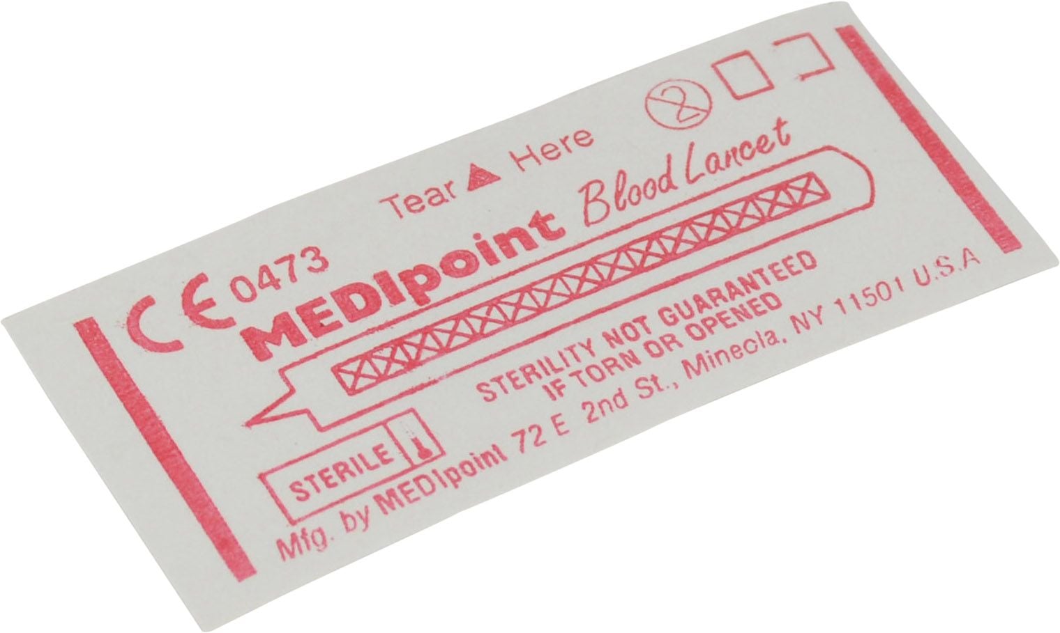 Blood Lancet 200 pack, sterile metal lancets for blood glucose testing