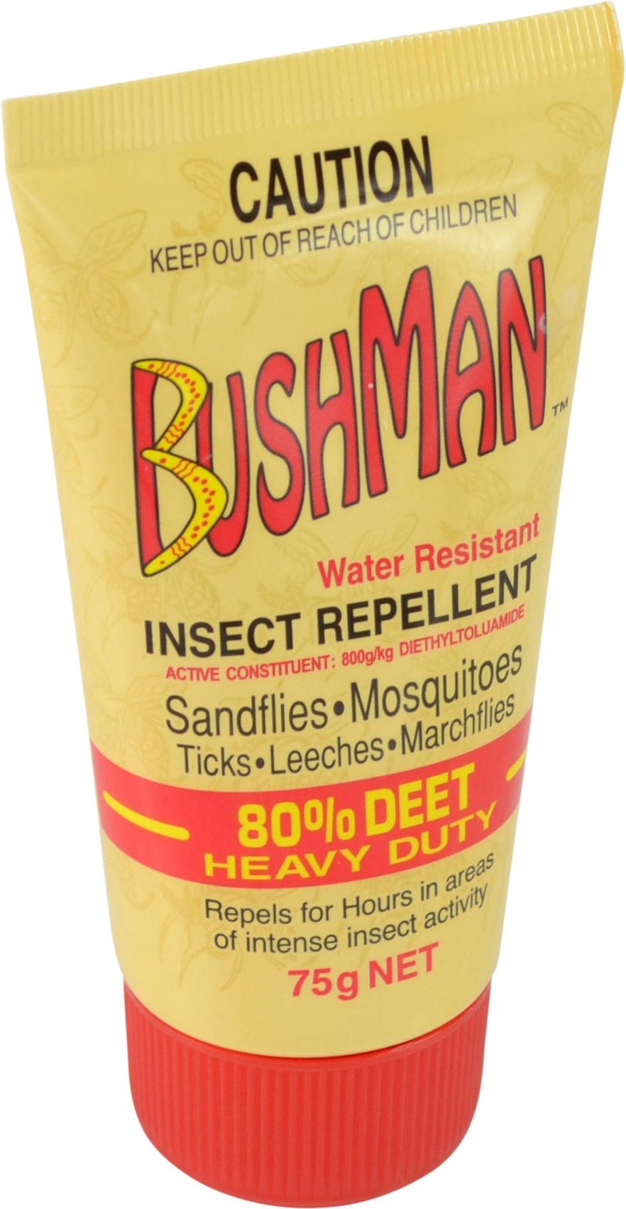 Bushman Ultra 75g Dry Gel Insect Repellent