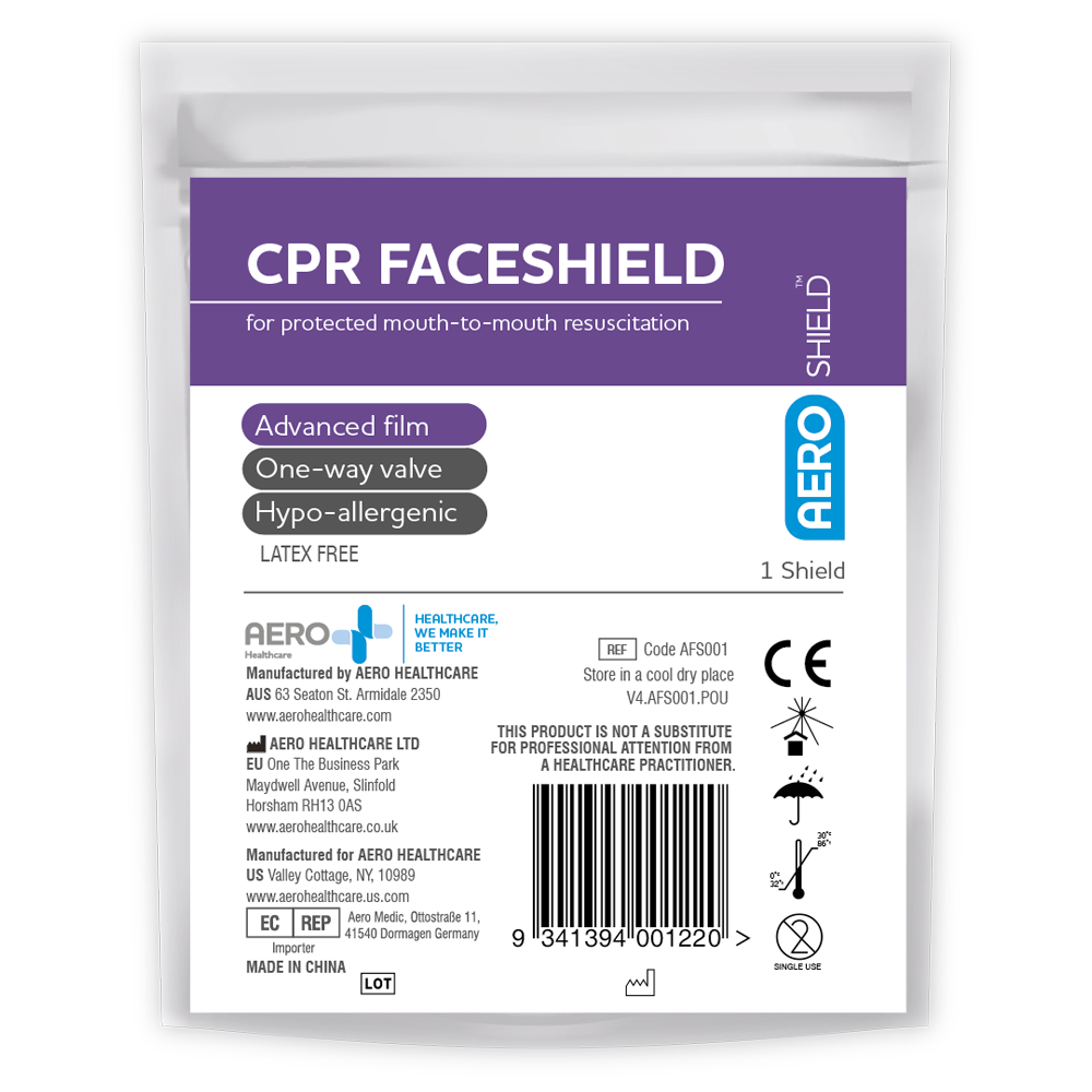 AEROSHIELD Disposable CPR Face Shield