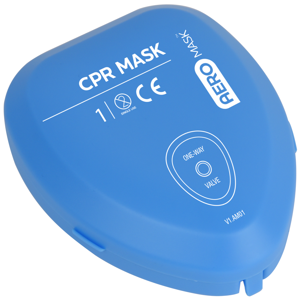 AEROMASK CPR Mask in hard cover