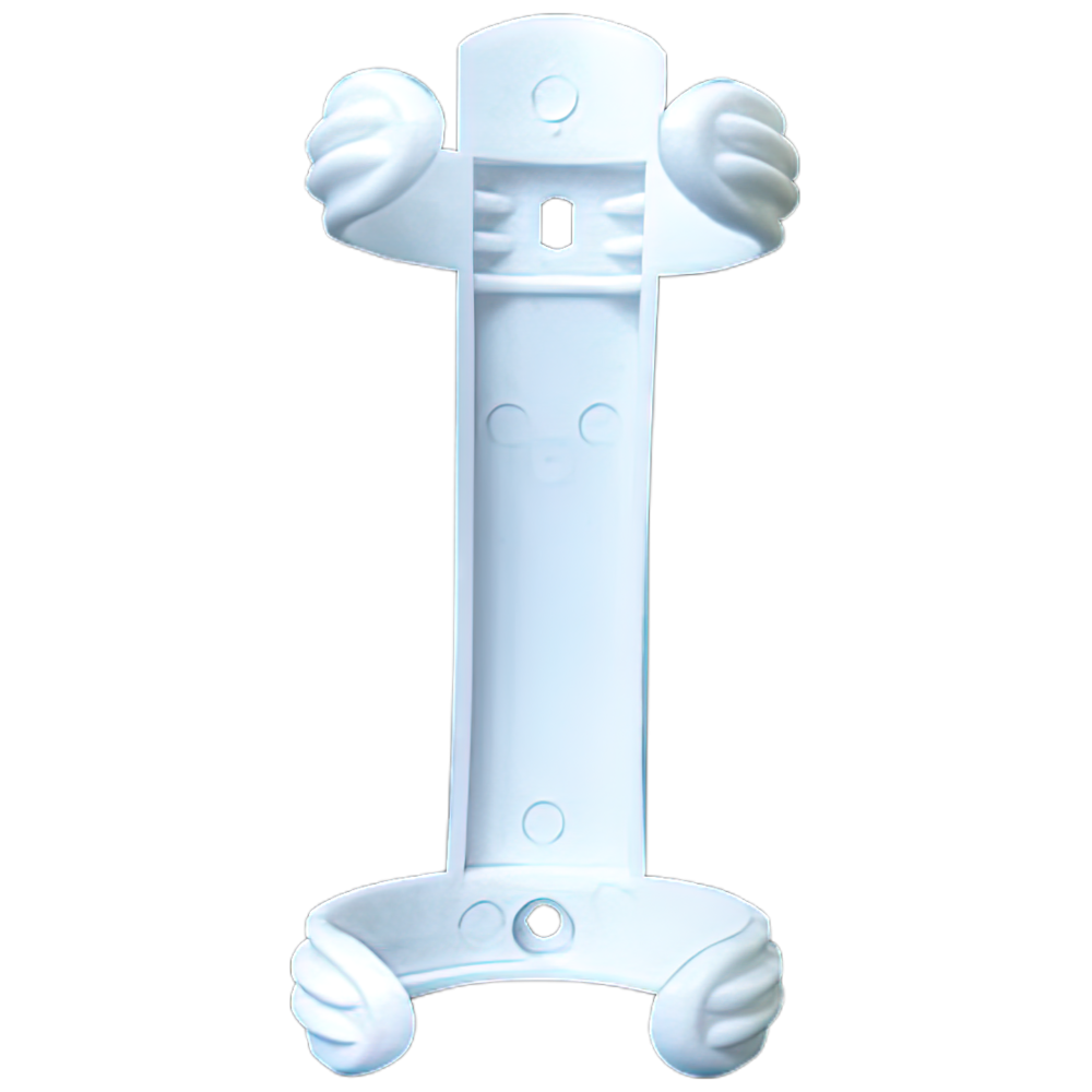 DROP eyewash wall bracket for 500ml bottle, mounted at AS 4775 accessible height
