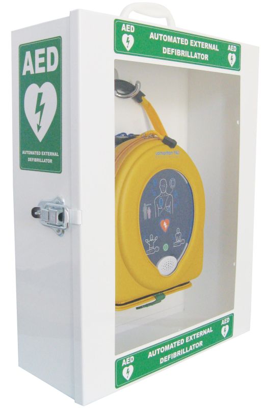 HeartSine Defibrillator Steel Wall Cabinet with Clear Door - 610002 by HeartSine, 
