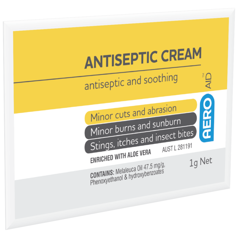 AEROAID Antiseptic Sachet 1g - AA01 by Aero Healthcare, 