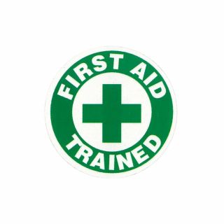 Sticker - First Aid Hard Hat (x1 Sticker) - B42241 ,