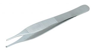 Forcep Tissue Adson 1/2 Teeth 12cm - Stainless Steel - 290015 , 