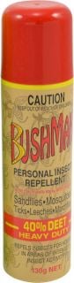 Bushman Ultra 130g Aerosol Heavy Duty Insect Repellent- 40% DEET - 320008 , 