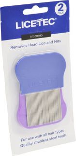 Licetec Head Lice (Nit) Comb - Metal (2) - 400116 ,
