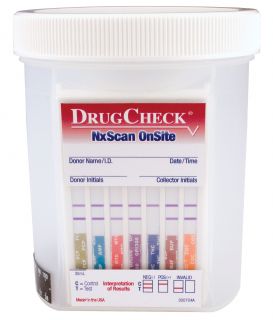 Drugcheck NxScan Urine Drug Test - 6 Panel + Adulterants - 400476 ,