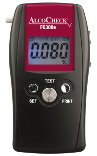 AlcoCheck FC300E Fuel Cell Hand Held Breathalyser - 400590 , 