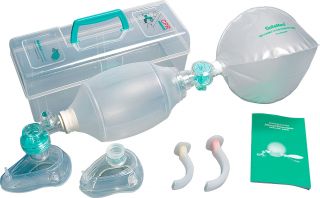 BVM Silicone Resus Set Rescu-2 Adult (2 Masks + 2 Airways) (LRI) - 440012 , 