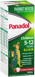 Panadol Elix Regular 5-12 Years 200ml - 537 , 