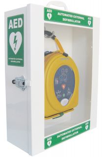 HeartSine Defibrillator Steel Wall Cabinet with Clear Door - 610002 ,