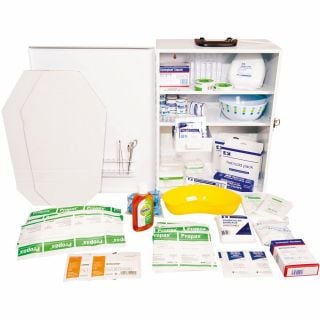 Childcare Centre Kit in a Wall Mounted Metal Cabinet MWUE - 96095 ,