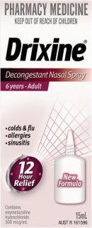 Drixine Nasal Spray 15ml — S2 Pharmacy Medicine - 99066 ,