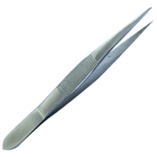AEROINSTRUMENTS Stainless Steel Fine Forceps 8cm - AFF8 ,