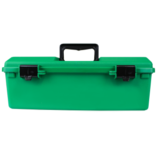 AEROCASE Green Plastic Tacklebox with 1 Liftout Tray 23 x 40 x 14.5cm - AKP0011 ,