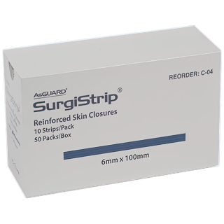 AEROPLAST Wound Closure Strips 6 x 100mm Box/50 (10 strips/card) - APWC1061 ,