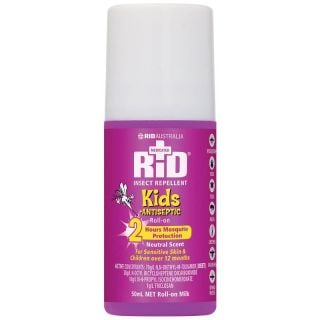Rid KIDS Insect Repellent + Antiseptic Roll-on - 50ml - 318050 , 