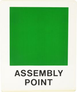 Sign - Assembly Point 480 x 600mm P - GS3 , 