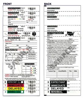 METTAG CB-100 Chemical Biological Triage Tags (25) - CB-100 , 