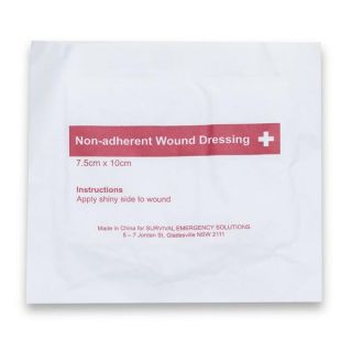 Non-adherent wound dressing, sterile, 7.5cm x 10cm - NONADDR7.5 , 