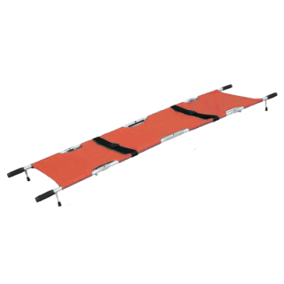 AERORESCUE Alloy Quad-Fold Emergency Pole Stretcher with Carry Case - STR-01 ,