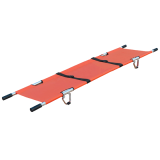 AERORESCUE Alloy Single-Fold Emergency Pole Stretcher (folds width ways) - STR-03 ,