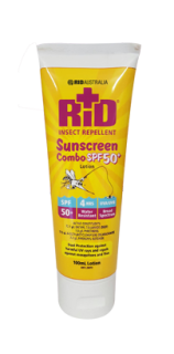 Rid Insect Repellent Sunscreen Combo - 100ml Tube - 510100 , 