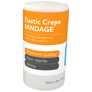 AEROCREPE Elastic Crepe Bandage 10cm x 4M Wrap/12 - ACE100 ,