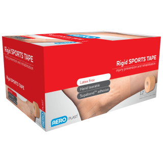 AEROPLAST Rigid Sports Tape 3.8cm x 13.7M Box/12 - APRT38 , 