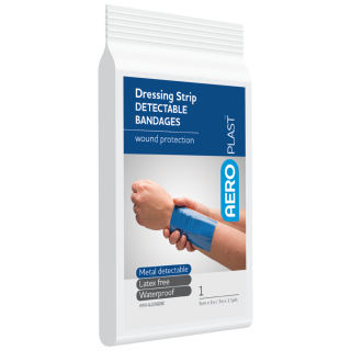 AEROPLAST Premium Detectable Dressing Strip 8cm x 1M - AD1007B ,