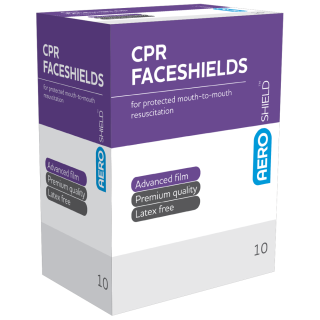 AEROSHIELD Disposable Face Shield in Sachet Box/10 (GST FREE) - AFS003 , 