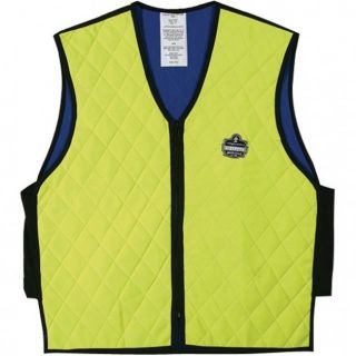 Chill-Its 6665 Evaporative Cooling Vest - Hi-Viz Lime - WEB-VEST , 