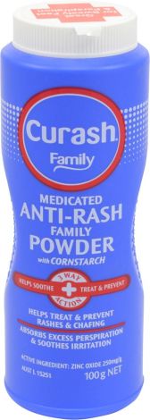 Curash Medicated Family Powder 100g - 150007 by Curash,