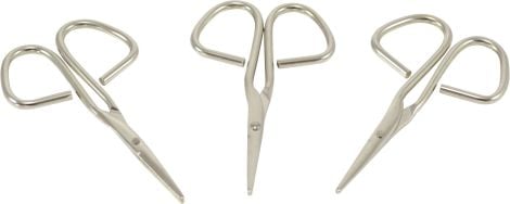 Scissors Disposable Metal (3) 9cm - in Plastic Bag with label - 168 ,