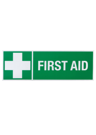 First Aid and Cross Reflective Sticker - 4349 , 