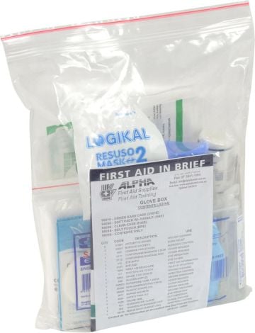 Glove Box Kit Contents Only/Refill Pack - 98055 by Alpha First Aid, 