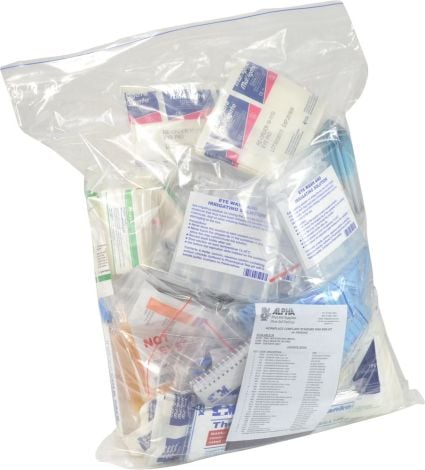 High Risk Standard Workplace Kit Contents only/Refill Pack 30+ - 98080 by Alpha First Aid, 