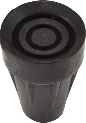 Crutch Tip 22Mm Black Single Type X Heavy Duty Tip - 99428 ,