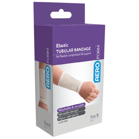 AEROFORM Size B Small Limbs Elastic Tubular Bandage 6.5cm x 1M - AGB01 by Aero Healthcare,