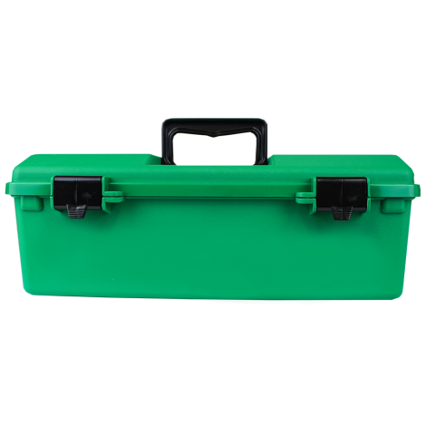 AEROCASE Green Plastic Tacklebox with 1 Liftout Tray 23 x 40 x 14.5cm - AKP0011 by Aero Healthcare,