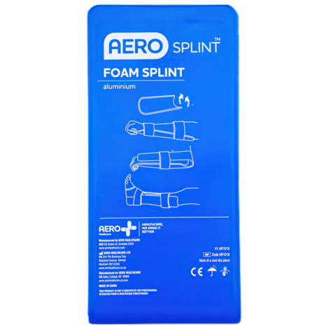 AEROSPLINT Folded Aluminium Foam Splint 90 x 11cm - AR1018F by Aero Healthcare,