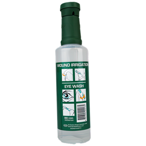 AEROWASH Drop Eyewash Bottle 500mL - AWDREF500 by Aero Healthcare,