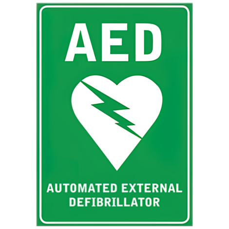 CARDIACT AED Sticker 22.5 x 30cm - CA-05 by CARDIACT,