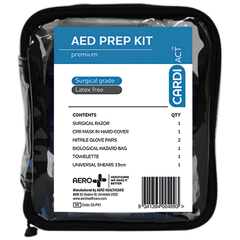 CARDIACT AED Premium Prep Kit 14 x 16 x 6cm - CA-PK1 by CARDIACT,