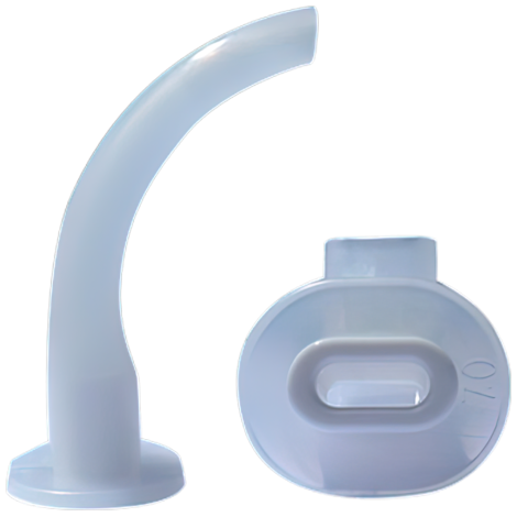 #1 Adolescent Disposable Guedel Airway 70mm (Clear) - GAB1001 ,