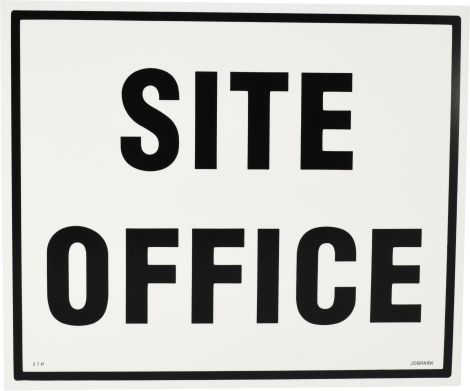 Sign - Site Office 480 x 400mm P - I7 , 
